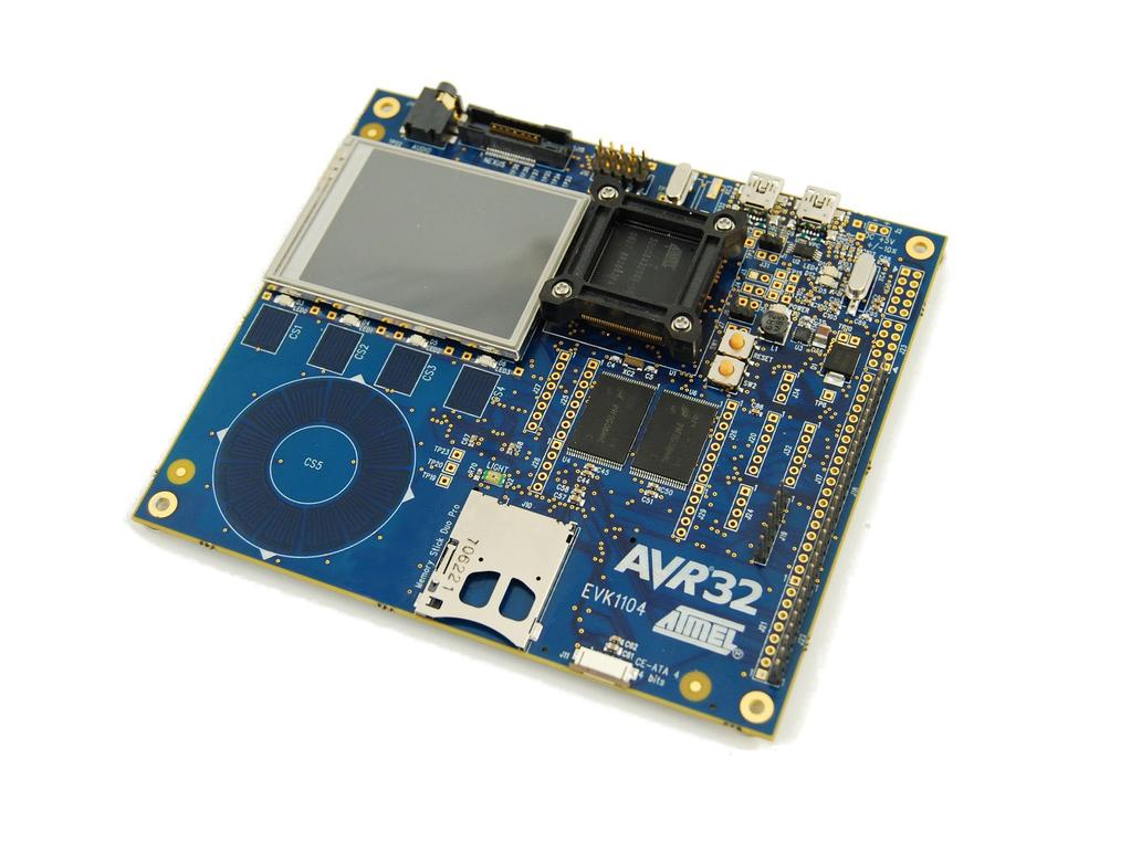 AVR32908: EVK1104 Getting Started Guide Features Powering up the board Playing with the DSP application Demonstrating the AVR UC3 DSP