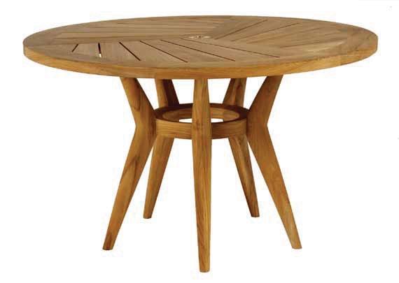 ROUND DINING TABLE CUSTOMIZATION AVAILABLE MA120 48L X 48W X 29H WEIGHT: 70LBS MA140 54L X 54W