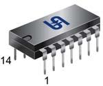 DIP-14 General Description SOP-14 TS324 contains four independent high gain operational amplifiers with internal frequency compensation. The four opamps use a split power supply.