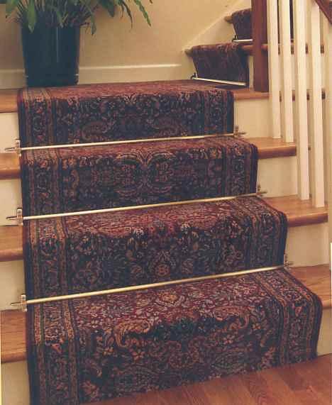 : The ultimate aesthetically pleasing finish to a carpet runner on a stairway. : Solid brass. : Tailor made to size.