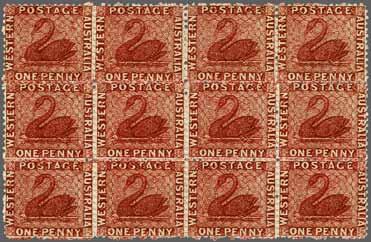 221 Corinphila Auction 23 November 2017 159 6512 6512 1 d. rose-carmine, wmk. Swan sideways, rough perf. 14-16, an unused example, fresh and fine, unused without gum Gi = 350.