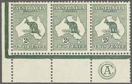second stamp otherwise fresh and fine, large part og. with lower pair unmounted og. BZ 4za. 2e 4*/** 150 ( 135) 6548 6549 6549 2 d.