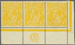 vertically creased between third and fourth stamps, fresh and very fine, some hinge reinforcement, unmounted (2) or large part og., scarce BW11OA(2)zb = $ 1'000.