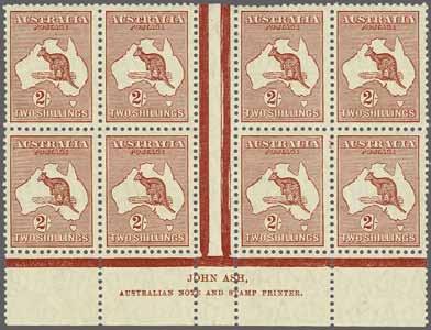 with stamps unmounted og. Gi = 680+/BW 39ZA = $ 800+. Provenance: William & Hugh Morgan, Spink, London, 13 Nov 2012, lot 300. 110 4*/** 500 ( 445) 10 s.