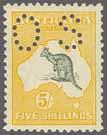 Rare Gi = 900/BW 25ba = $ 1'750. Provenance: Collection 'Fordwater', Spink, London, 9 Nov 2011, lot 90. O34 * 400 ( 355) 5 s.
