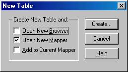 Chương 2 XÂY DỰNG DỮ LIỆU KHÔNG GIAN 2.1. Tạo dữ liệu mới trong MapInfo Để xây dựng một dữ liệu mới theo dạng của MapInfo (Table), chọn File > New Table, cửa sổ New Table sẽ xuất hiện.
