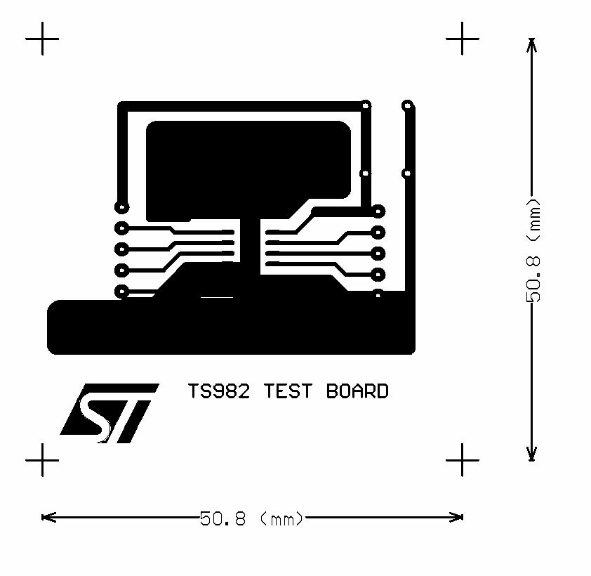Application information TS982 3 Application information 3.1 Exposed-pad package description The dual operational amplifier TS982 is housed in an SO-8 exposed-pad plastic package.