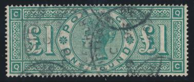 6.1890. There is a pressed out vertical crease and other faults, still fi ne appearance.