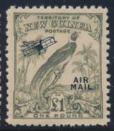 ...scott U$298 911 ** #C38-C43 1932-34 ½d to 1 Bird of Paradise Set Overprinted for Airmail Use, the 1934 2½d and 3½d