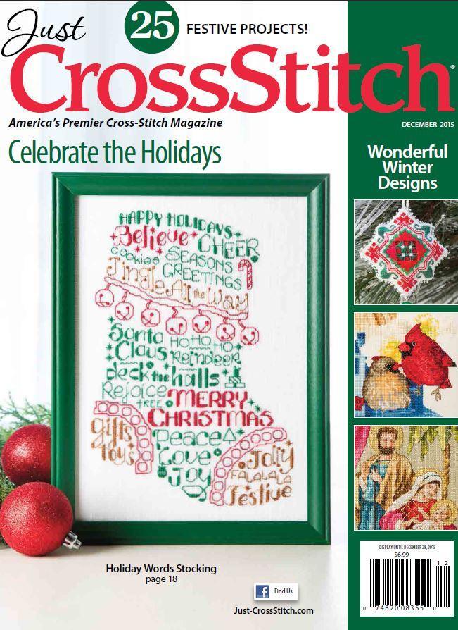 embroideries for the latest edition of Just Cross