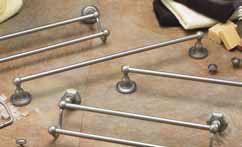 Ribbon & Reed Hex Oval Towel Rings Hold our toilet tissue rod up next to a faucet to compare our