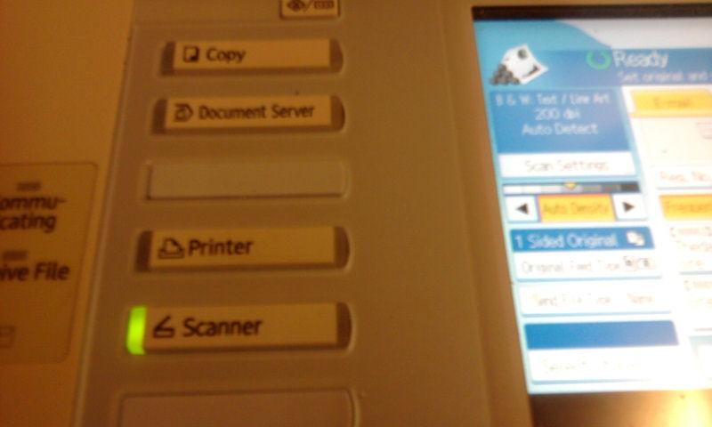 14. Click on the Scanner button. 15.