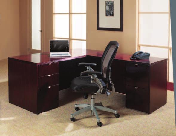 Kenwood Kenwood features genuine wood veneer surfaces, fluted wood edge styling and curved metal pulls for a beautiful complemented to any office environment.