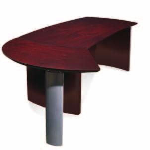 Conference Tables in 8 and 10 lengths feature curved legs and radius end tops matching ION