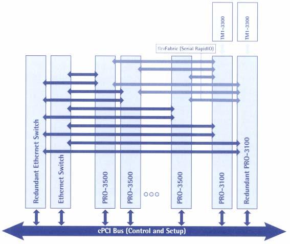 System Description 3 cpci-based boards TM1-3300: Analog I/O board supporting 2 80MHz ADCs and DACs PRO-3100: High speed processing board with 4 user