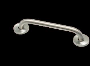 BRUSHED & GRAB BARS DINA STRAIGHT GRAB BARS AND ANGLED GRAB BARS STRAIGHT GRAB BARS DINA Grab Bar Straight 25mm Thick - 300mm Long - Powder White DiGBS25300W 27.