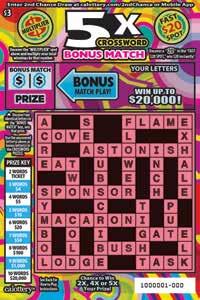 $ 3 GAME #1331 NOVEMBER 2018 5X CROSSWORD BONUS MATCH WIN UP TO,000! FAST SPOT! CHANCE TO WIN 2X, 4X OR 5X YOUR PRIZE!