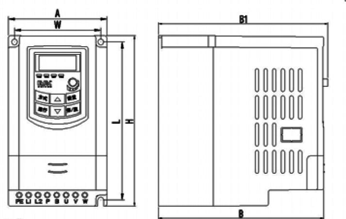 E3000-0150T3 15 32 AA-A or A6-1-A E6 Air- Cooling E3000-0185T3 18.