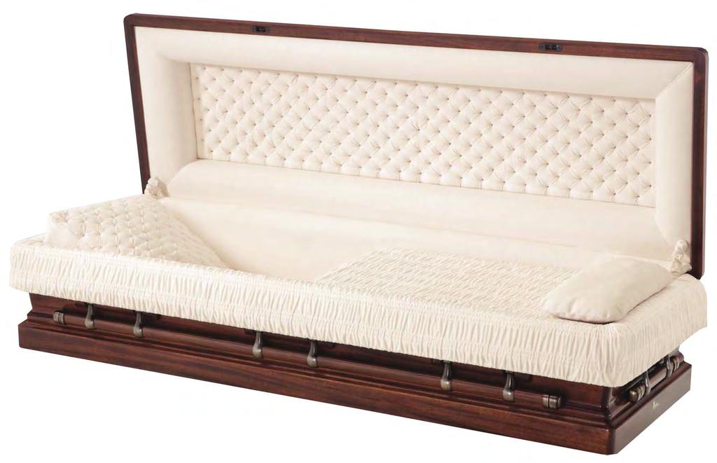 World class premium mahogany casket in
