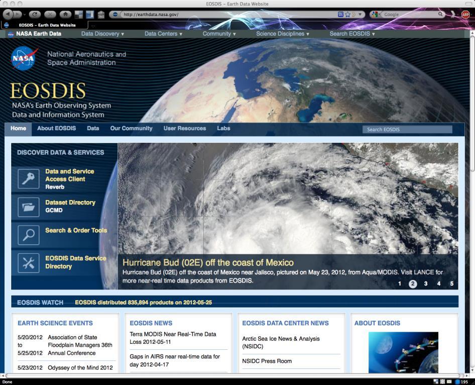 NASA Earth Science Data Systems and Policy HQ Earth Science Data