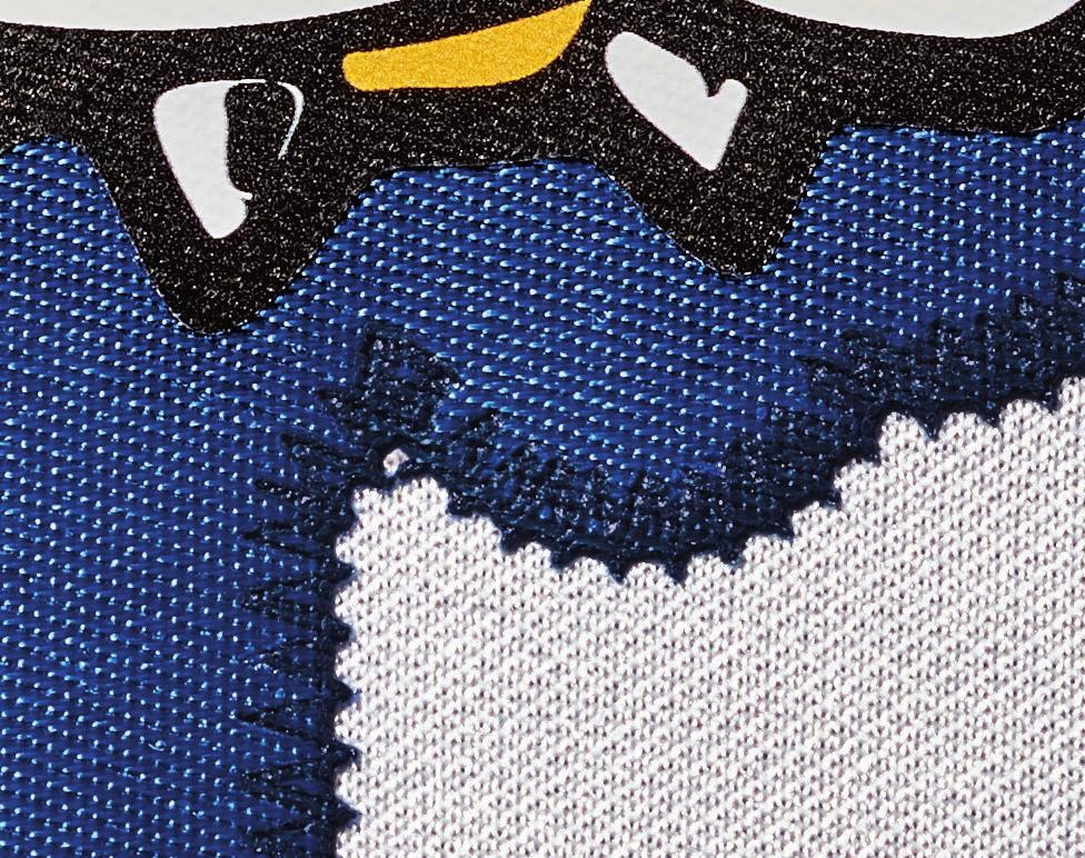 Create a varsity-stitched appearance without ever needing a needle and thread simulated stitch decorations can be achieved using screen