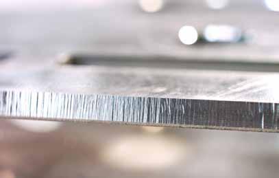 Consistent and accurate angle The consistent and accurate angle given to the metal by products of Beveltools provides a stronger welded joint.