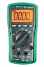 = new product = Replacement Part = Accessory B = Bare tool ESM Series Digital Multimeters DM-200A features: Measures voltage, current, resistance and frequency. Tests continuity and diodes.
