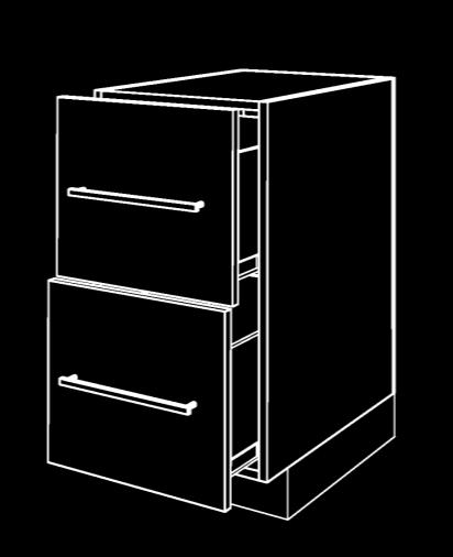 LOWER BOX : options door box door box door + drawer box door + drawer box with adjustable shelves with pullout trays with adjustable shelves with pullout trays 2 drawers 3 drawers 4 drawers