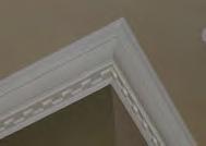 For example, Triangular blocking might be used to bridge the gap between the wall and the ceiling and provide a nailing surface for angled crown moulding.