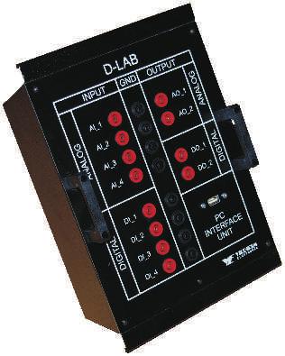 COMPUTER BASED APPLICATION MODULE (OPTIONAL) D-LAB-P Power Electronics Computer Interface Module D-LAB module is designed to support the present