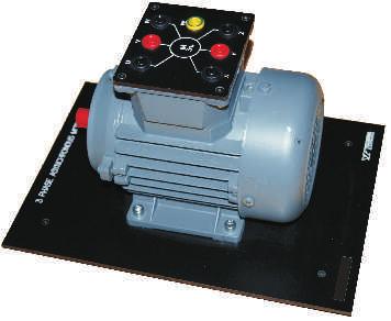 to use with 3 phase inverter module It is mounted on compact panel in size 30cm x 18cm, with rubber stand Motor connections are in metal