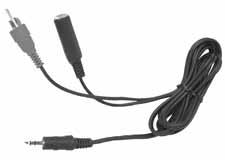 Accessories Accessories LA-263 Y Cable This cable makes it easy to use a line level source (such as a CD player) along with your microphone.