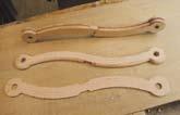 BEADS Make some 10mm ( 3 /8in) cherry (Prunus avium) bead 15mm ( 9 /16in) wide to fit to the bottom of the apron rails.