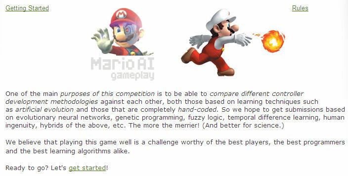 Other Game Competitions Mario AI Championship http://www.