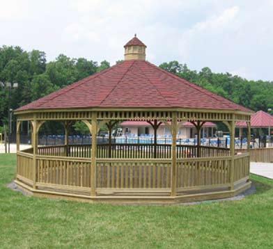 Discriminating homeowners as well as country clubs, hotels, restaurants and churches know that our gazebos provide a smart, affordable space for