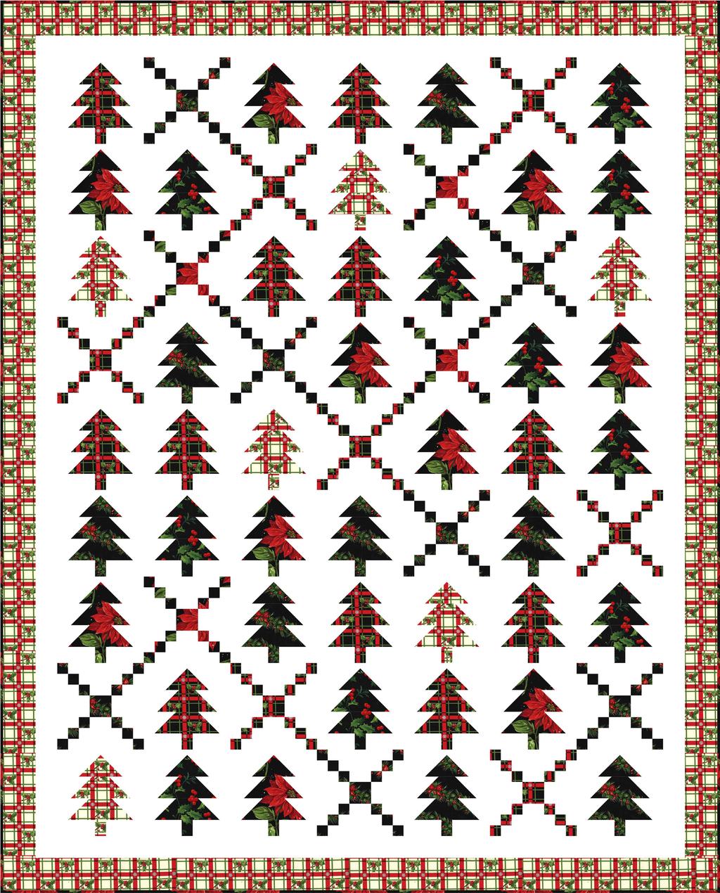 HOLIDAY FOREST QUILT *THIS IS A