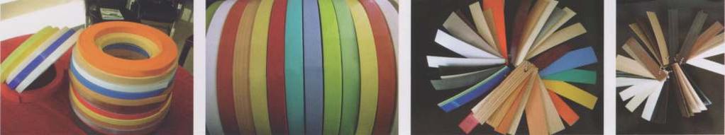 PVC Edge banding tapes are applicable to mechanical banding of solid furniture, composite doors