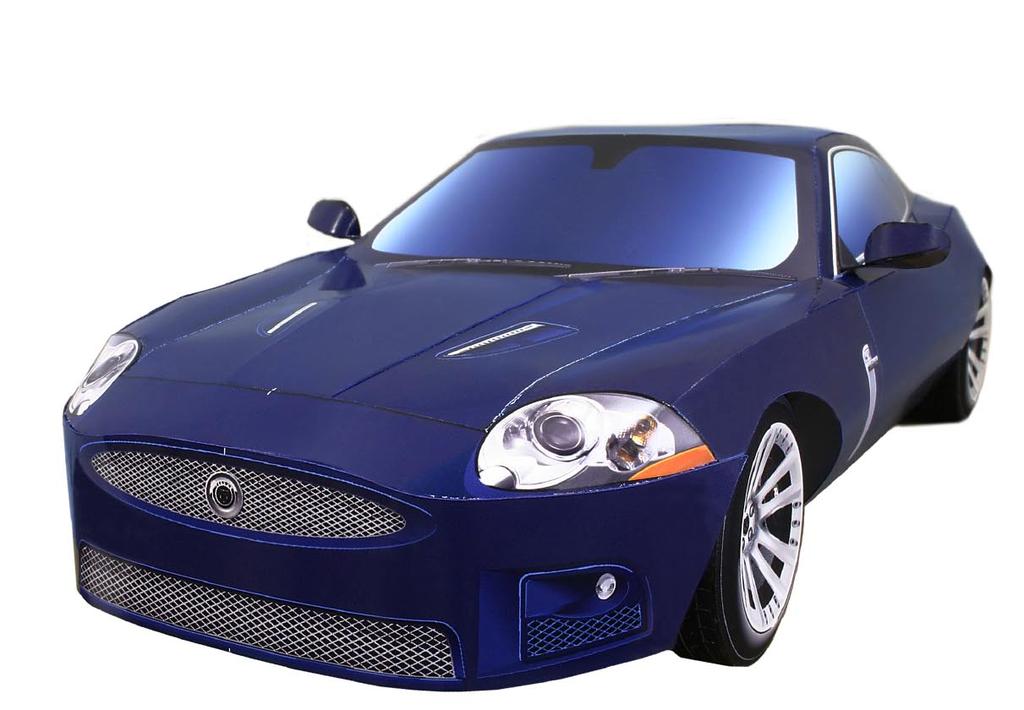JAGUAR XKR : Assembly Instructions View of compleate model(side view) View of compleate model(front view) JAGUAR XKR The Jaguar XKR brings the Jaguar Sports Car tradition that began with the XK 120,
