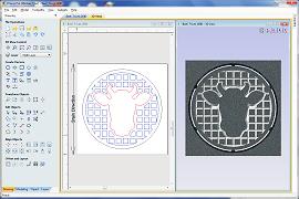 The toolpaths are currently set with feeds, speeds and pass depths that were used in creating the original sample.