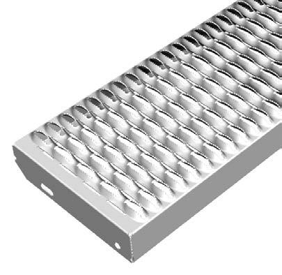 Diamond-Strut Safety Grating Diamond-Strut safety grating is made of carbon steel, stainless steel or aluminum by cold forming.