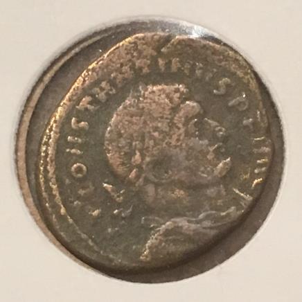 This imperial Roman coin was handcrafted between the years 337-361. This was also the time of Constaintanius 2 ruler.