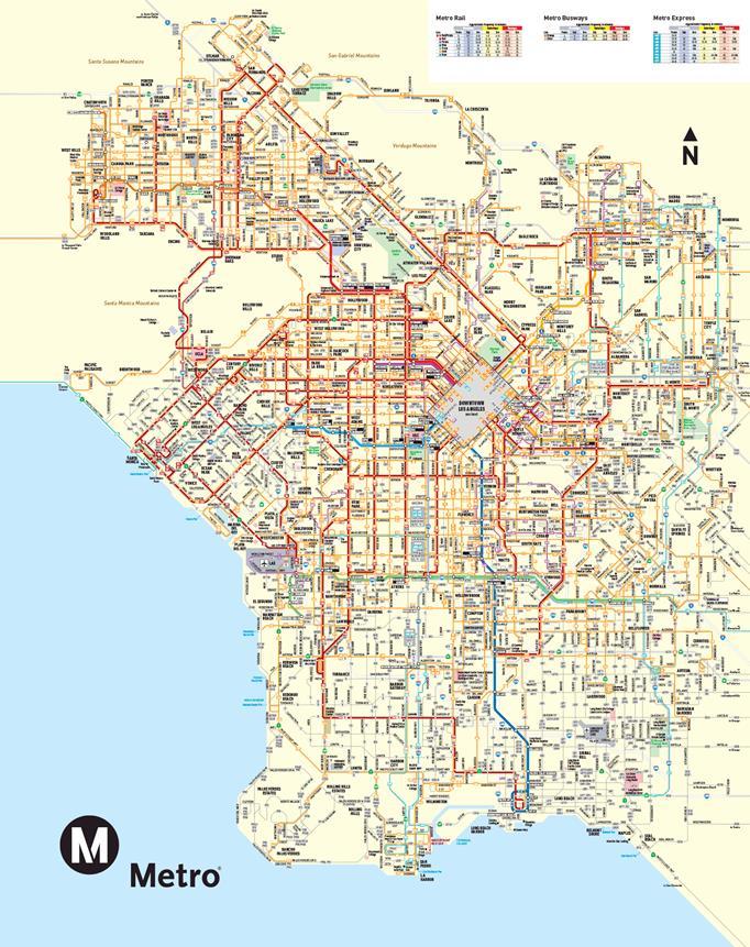 LA Metro Service Area The Service Area includes: 14,041 Bus