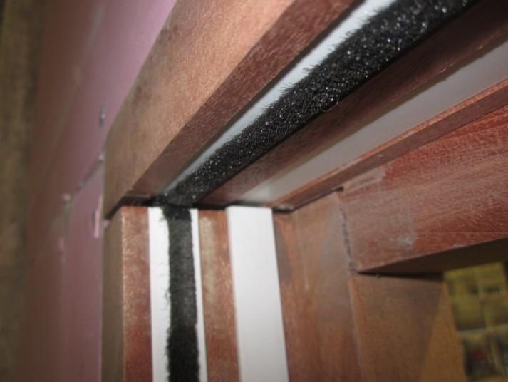 03 Door frame joints have separated, leaving gaps.