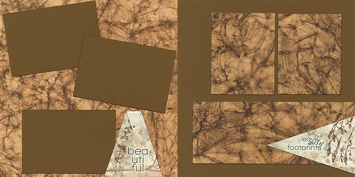 October 2009 Natural Resources Page 3 of 8 Layout #3 and #4 12x12 Distressed Brown Plain 12x12 Brown Plain 8.5x11 Distressed Brown Plain (3) 4.25x6.