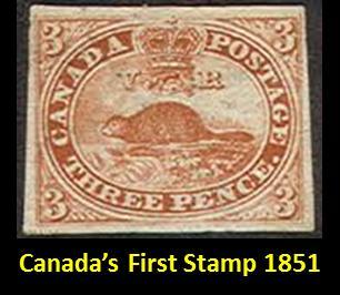other images than Kings or Queens Stamps are affixed to the top right corner of an