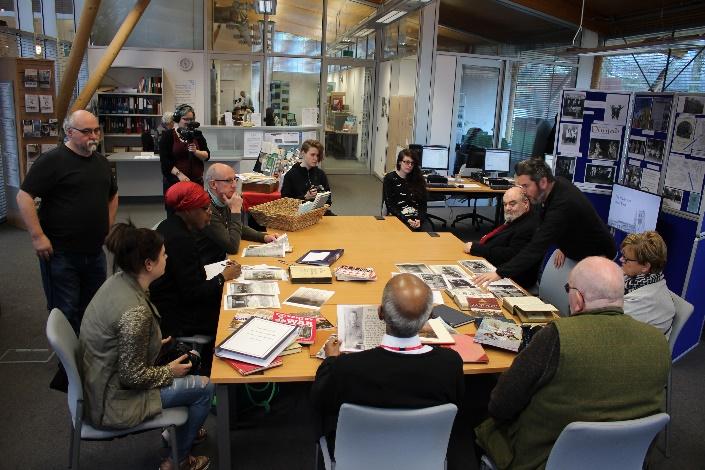 Lest We Forget The Story Day 1: The Lest We Forget story begins with the group in the Coventry City Archives and Research Centre.