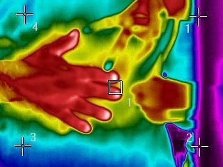 Because of this phenomenon, thermographic imagers can form images based on the relative amount of detected infrared radiation emitted by objects in the field-of-view.