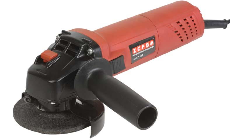 ICFS SMALL ANGLE GRINDER IAG 7-100 Disc Dia Weight IAG 7-100 720 w 230 V 11000 RPM 100 mm 1.