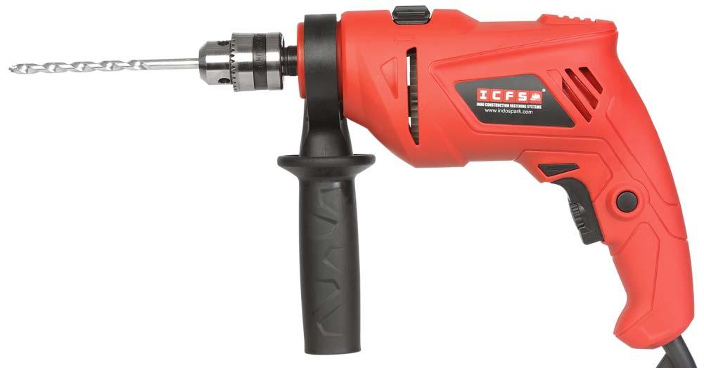 ICFS NEW IMPACT DRILL ISB 10 VR ISB 10 VR 550 w 230 V Commodity - Impact drill 0-3000 RPM Impact Rate Chuck clamp range Weight 48000 BPM 1.5-10 mm 1.