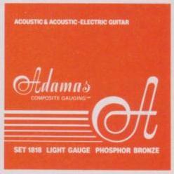 FEATURES The characteristics of the ADAMAS string are unmistakable and unique: Very first Original-packaging Composite Gauging: 4 of the 6 strings are completely different from all other